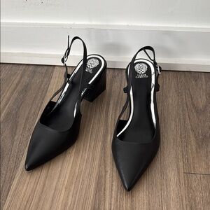 NWOT Black Women's Slingback Heels Vince Camuto